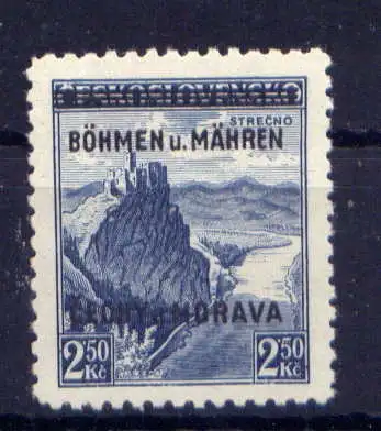 (415) Böhmen und Mähren Nr.15  signiert           **  postfrisch / Deutsches Reich