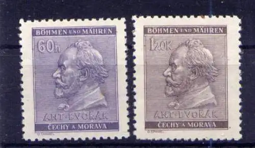 (429) Böhmen und Mähren Nr.73/4             **  postfrisch / Deutsches Reich