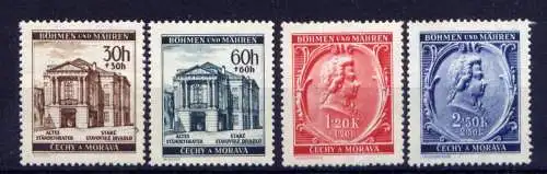 (432) Böhmen und Mähren Nr.79/82             **  postfrisch / Deutsches Reich