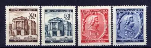 (432) Böhmen und Mähren Nr.79/82             **  postfrisch / Deutsches Reich