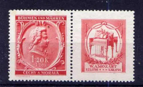 (436) Böhmen und Mähren Nr.81 Zf             *  ungebraucht / Deutsches Reich