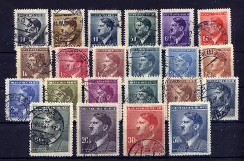 (439) Böhmen und Mähren Nr.89/110             O  gestempelt + *  ungebraucht / Deutsches Reich