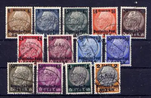 (101) Deutsches Reich Generalgouvernement Nr.1/13         O  gestempelt