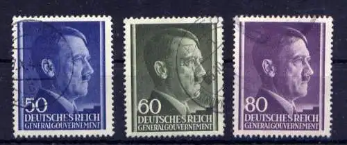 (122) Deutsches Reich Generalgouvernement Nr.110/2         O  gestempelt