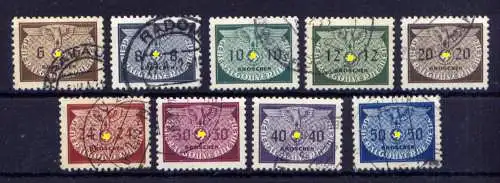 (128) Deutsches Reich Generalgouvernement Dienst Nr.16/24         O  gestempelt