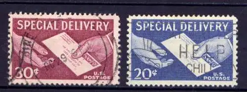 (7430) USA Nr.682/3                     O  gestempelt