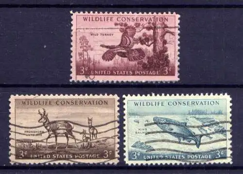 (7469) USA Nr.699/701                     O  gestempelt