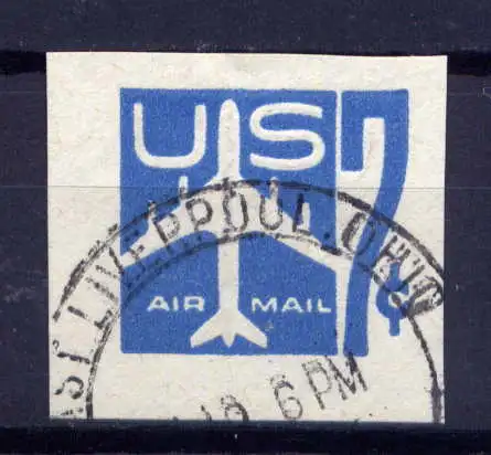 (7559) USA Ganzsachenausschnitt                    O  gestempelt