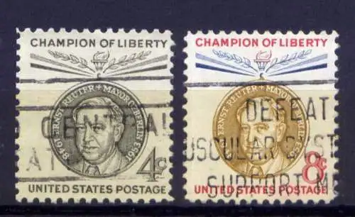 (7616) USA Nr.762/3                    O  gestempelt