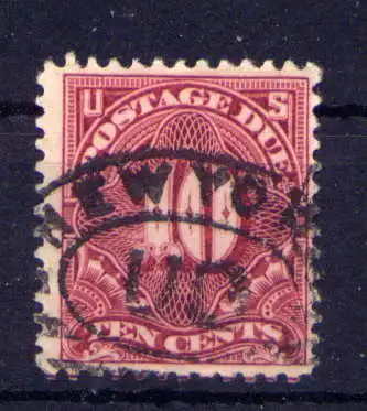 (7009) USA Porto Nr.26                       O  gestempelt