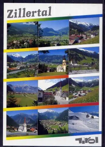 (5618) Zillertal  - unbeschrieben / Österreich Kirche Dörfer Berge
