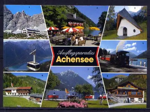 (5621) Achensee  - unbeschrieben / Österreich Eisenbahn Seilbahn Gaststätte