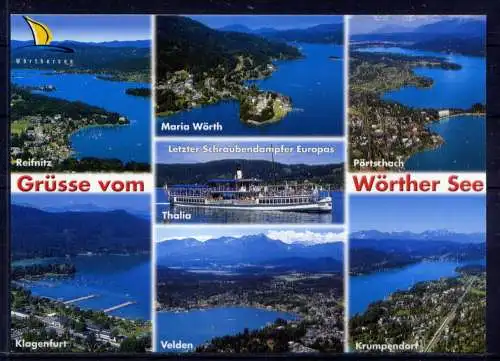 (5623) Wörther See  - unbeschrieben / Österreich Schiff Klagenfurt Maria Wörth