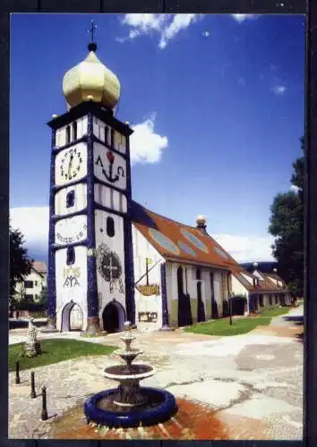 (5632) Bärnbach  - unbeschrieben / Österreich Kirche Brunnen