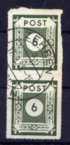 (2256) SBZ Sowjetische Besatzungszone  Nr.43 B I Paar               O  gestempelt