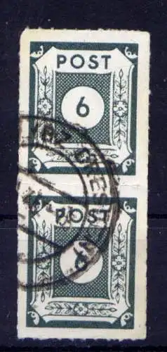 (2259) SBZ Sowjetische Besatzungszone  Nr.43 B II b Paar                O  gestempelt