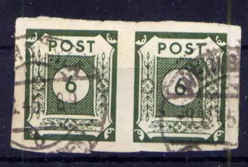 (2261) SBZ Sowjetische Besatzungszone  Nr.43 A Paar                O  gestempelt