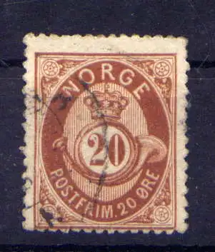 (1605) Norwegen Nr.27                     O  gestempelt