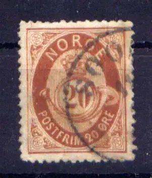 (1606) Norwegen Nr.27                     O  gestempelt