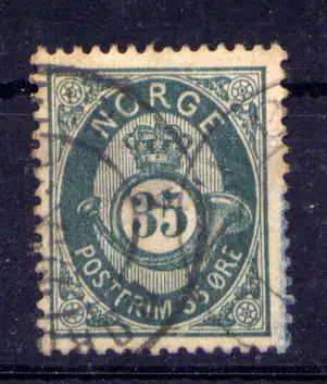 (1607) Norwegen Nr.29                     O  gestempelt