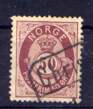 (1608) Norwegen Nr.30                     O  gestempelt