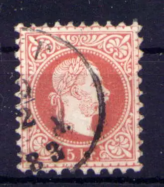 (4741) Österreich Nr.37 II                  O  gestempelt