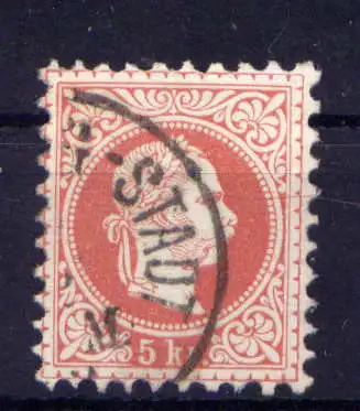 (4742) Österreich Nr.37 II                  O  gestempelt