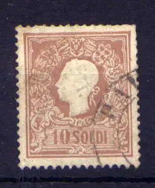 (4748) Österreich Lombardei & Venetien Nr.10 I                    O  gestempelt