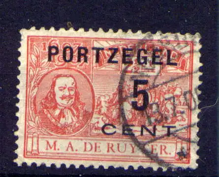 (1581b) Niederlande Porto Nr.33               O  gestempelt 