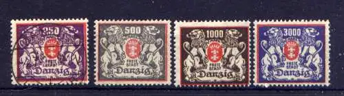 (229) Danzig Nr.143/6                          O  gestempelt + *  ungebraucht