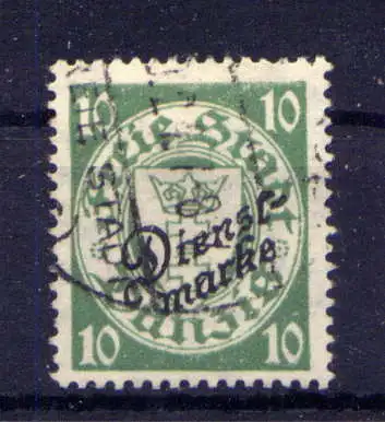 (258) Danzig Dienst Nr.42                          O  gestempelt 