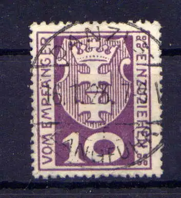 (259) Danzig Porto Nr.1                          O  gestempelt 