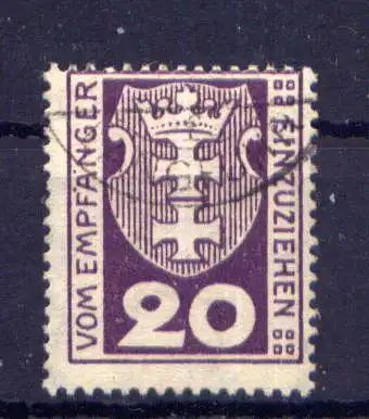 (260) Danzig Porto Nr.2                          O  gestempelt 