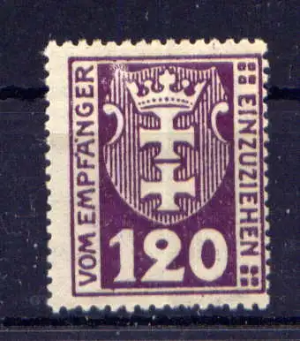 (263) Danzig Porto Nr.7                          *  ungebraucht