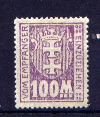 (266) Danzig Porto Nr.24                          *  ungebraucht