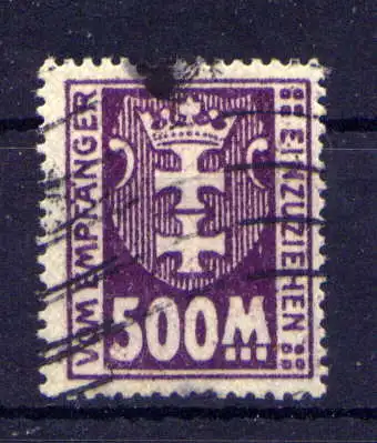 (267) Danzig Porto Nr.25                          O  gestempelt 