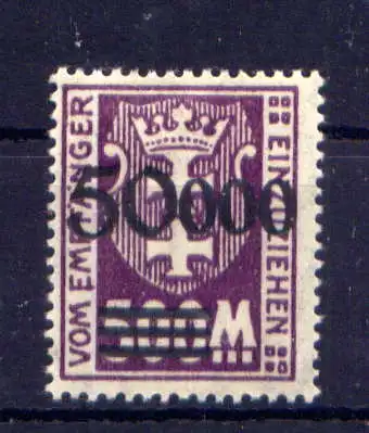 (269) Danzig Porto Nr.28                          *  ungebraucht