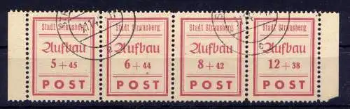 (305) Lokalausgabe Strausberg  Nr.34/7 A Streifen                   O  gestempelt