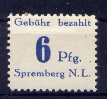 (319) Lokalausgabe Spremberg  Nr.4                 *  ungebraucht