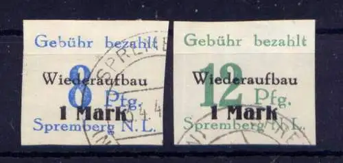 (327) Lokalausgabe Spremberg  Nr.21/2 B                 O  gestempelt