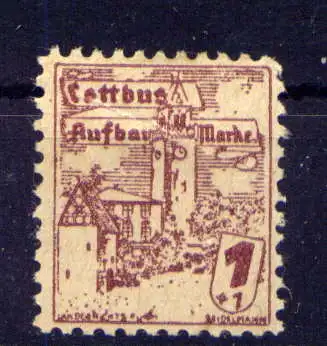 (328) Lokalausgabe Cottbus  Nr.1                 *  ungebraucht