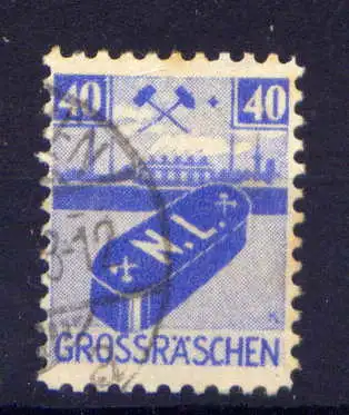 (355) Lokalausgabe Großräschen  Nr.46 A                  O  gestempelt