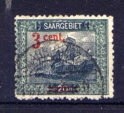 (327) Saargebiet Nr.70         O  gestempelt