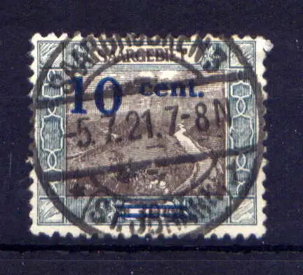 (329) Saargebiet Nr.72         O  gestempelt