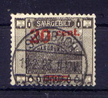 (331) Saargebiet Nr.74         O  gestempelt