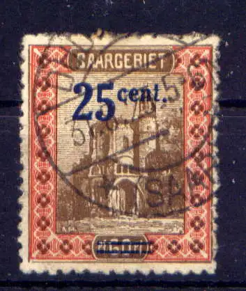 (332) Saargebiet Nr.75         O  gestempelt