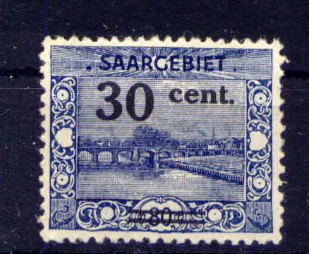 (333) Saargebiet Nr.76         *  ungebraucht