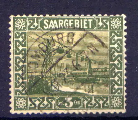 (337) Saargebiet Nr.84                     O  gestempelt