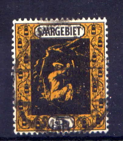 (338) Saargebiet Nr.85                     O  gestempelt