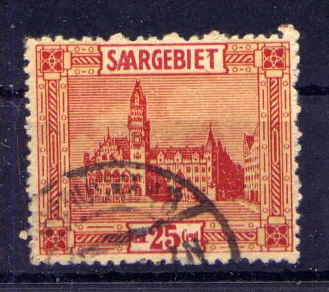 (342) Saargebiet Nr.89                     O  gestempelt